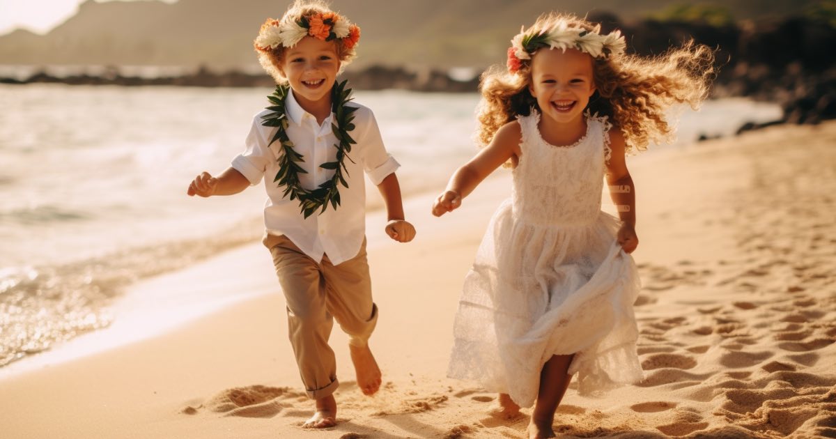 How to Dress Children for a Hawaiian Wedding